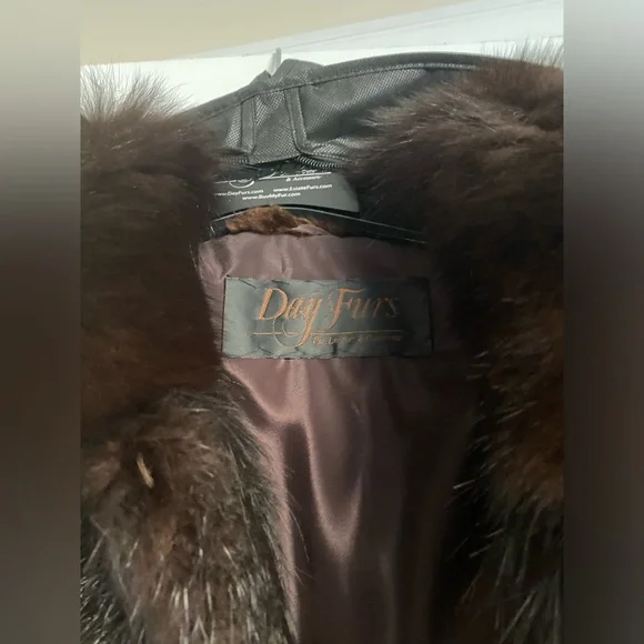 REAL FUR Brown Coat